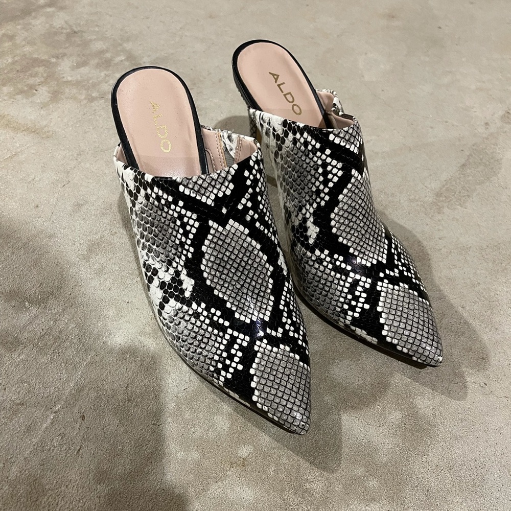 Aldo Snakeskin Heels